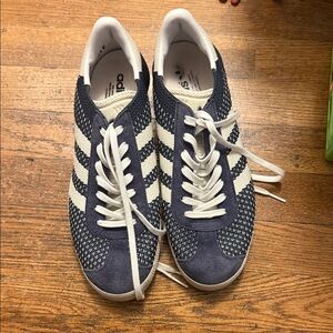 adidas Blue and White Athletic Sneakers
